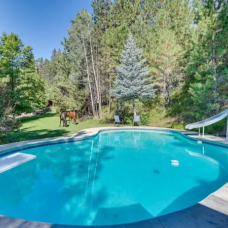 Mountain Cabin With Pool At Flowing Springs Ranch!